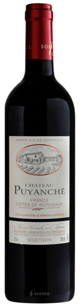 Ch?teau Puyanche S?lection  Francs C?tes de Bordeaux 2015