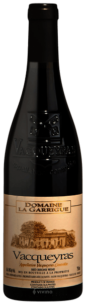 Domaine La Garrigue Vacqueyras 2018