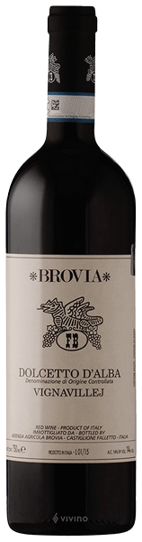 Brovia Vignavillej Dolcetto d'Alba 2017