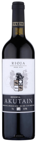 Bodega Akutain Reserva 2015