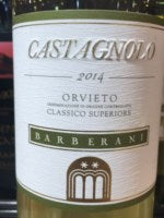 Barberani Castagnolo Orvieto Classico Superiore 2014