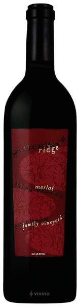 Switchback Ridge Peterson Family Vineyard Merlot 2013