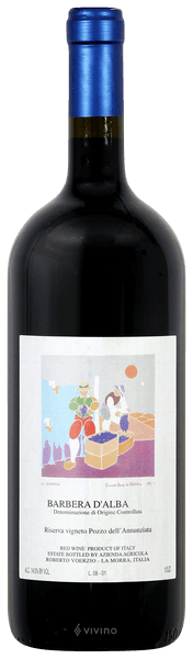 Roberto Voerzio Riserva vigneto Pozzo dell'Annunziata Barbera d'Alba 2001
