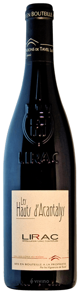 Les Vignerons de Tavel Les Hauts d'Acantalys Lirac Rouge 2018