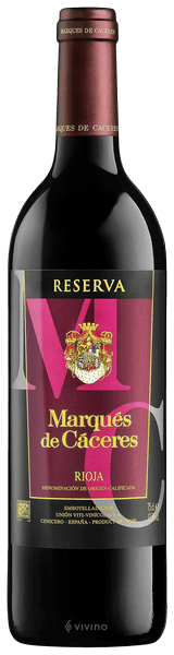 Marqu?s de C?ceres Rioja Reserva 2014