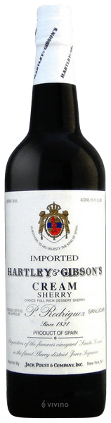 Hartley & Gibson's Cream Sherry N.V.