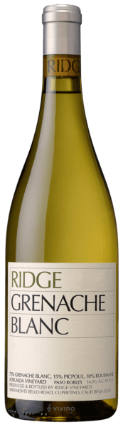 Ridge Vineyards Grenache Blanc 2020