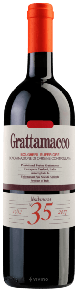 Grattamacco Bolgheri Superiore 2017