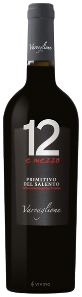 Varvaglione 12 e Mezzo Primitivo del Salento 2019