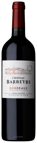 Ch?teau Barreyre Bordeaux 2018
