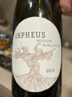 Bianka and Daniel Schmitt Orpheus Weisser Burgunder 2015