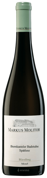 Markus Molitor Bernkasteler Badstube Riesling Sp?tlese 2018