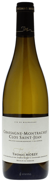 Thomas Morey Chassagne-Montrachet 1er Cru 'Clos Saint Jean' 2016