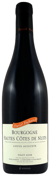 David Duband Louis Auguste Bourgogne Hautes-C?tes de Nuits 2017
