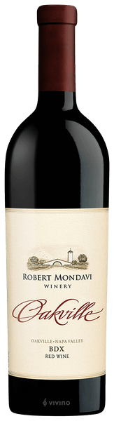 Robert Mondavi Winery Oakville BDX Red Blend 2016