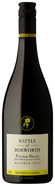 Battle of Bosworth Puritan Shiraz 2019