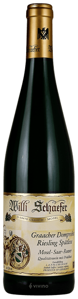 Willi Schaefer Graacher Domprobst Riesling Sp?tlese 2006