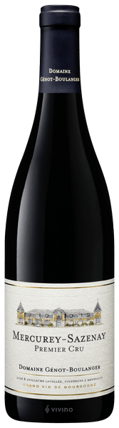 Domaine G?not-Boulanger Mercurey-Sazenay Premier Cru 2019