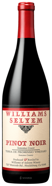 Williams Selyem Terra de Promissio Vineyard Pinot Noir 2014