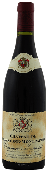 Bader-Mimeur Chateau de Chassagne-Montrachet Rouge 2018