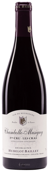 Hudelot-Baillet Chambolle-Musigny 1er Cru Les Cras 2015