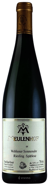 Meulenhof Wehlener Sonnenuhr Riesling Sp?tlese 2018