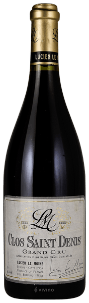 Lucien le Moine Clos Saint-Denis Grand Cru 2014
