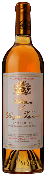 Ch?teau de Rayne Vigneau Sauternes (Premier Grand Cru Class?) 1999