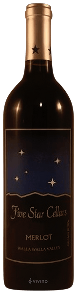 Five Star Cellars Merlot 2014