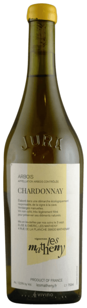 Vignerons Les Matheny Chardonnay Arbois 2016