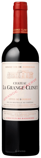 Ch?teau La Grange Clinet Grande R?serve C?tes de Bordeaux (Grand Claret) 2018