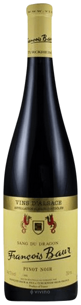 Francois Baur Sang du Dragon Pinot Noir 2017
