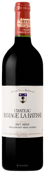 Ch?teau Ramage La Batisse Haut-M?doc 2010