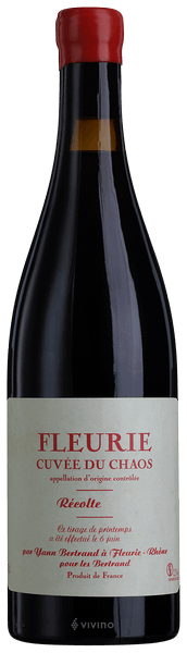 Les Bertrand Cuv?e du Chaos Fleurie 2019