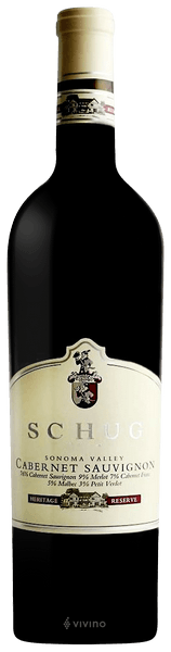 Schug Cabernet Sauvignon Heritage Reserve 2015