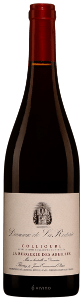 Domaine de la Rectorie La Bergerie des Abeilles Collioure Rouge 2018