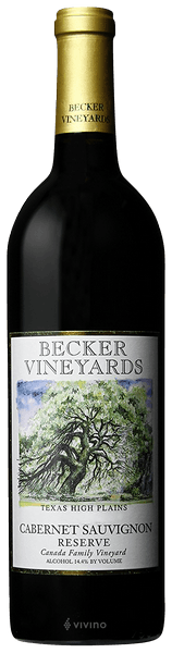 Becker Vineyards Canada Family Vineyard Reserve Cabernet Sauvignon 2017