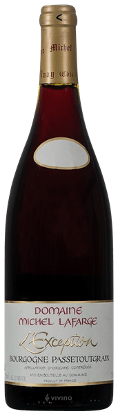 Domaine Michel Lafarge L'Exception Bourgogne Passetoutgrains 2013