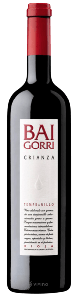 Baigorri Crianza  Tempranillo 2018