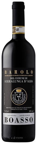 Boasso Barolo del Comune di Serralunga d'Alba 2017