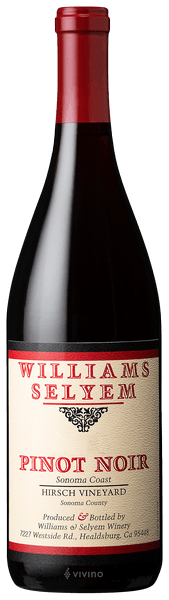 Williams Selyem Hirsch Vineyard Pinot Noir 2014