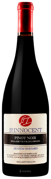 St. Innocent Zenith Vineyard Pinot Noir 2015
