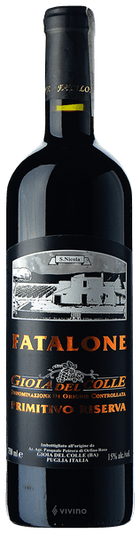 Fatalone Gioia del Colle Primitivo Riserva 2017