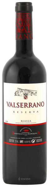 Valserrano Rioja Reserva 2016
