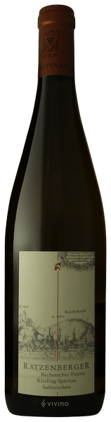 Ratzenberger Bacharacher Posten Riesling Sp?tlese Halbtrocken 2010