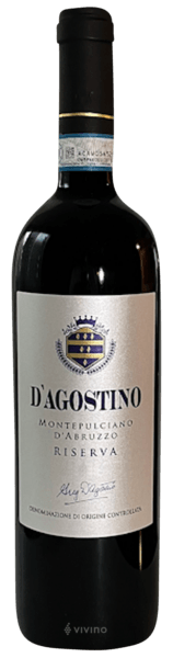 D'Agostino Montepulciano d'Abruzzo Riserva 2016