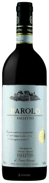 Bruno Giacosa Falletto Barolo 1995
