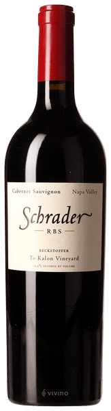 Schrader Cabernet Sauvignon RBS Beckstoffer To Kalon Vineyard 2016
