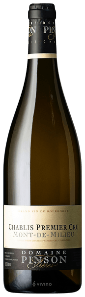Domaine Pinson Chablis Premier Cru 'Mont-de-Milieu' 2020