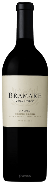 Vi?a Cobos Bramare Zingaretti Vineyard Malbec 2017